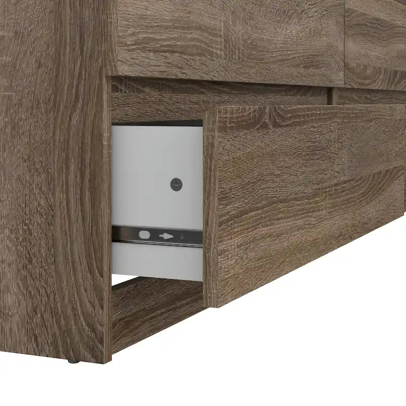 6-Drawer Low-Profile Double Dresser — Engineered Wood
