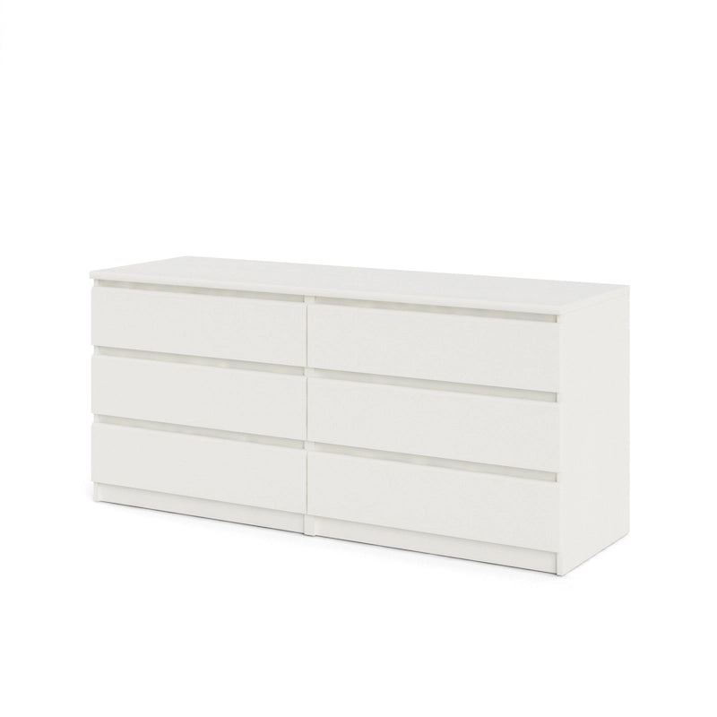 6-Drawer Low-Profile Double Dresser — Engineered Wood
