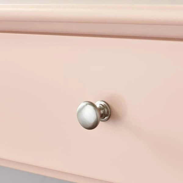 Vintage-Style Corner Desk with Drawer & Open Shelf