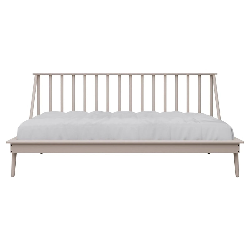 Lit de repos vintage à fuseaux, taille double