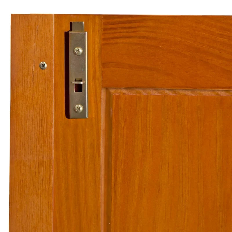 4-Door Solid Pine Wood Wardrobe Armoire with 3 Drawers