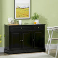 Modern Sideboard Buffet Cabinet with Drawers & Adjustable Shelves