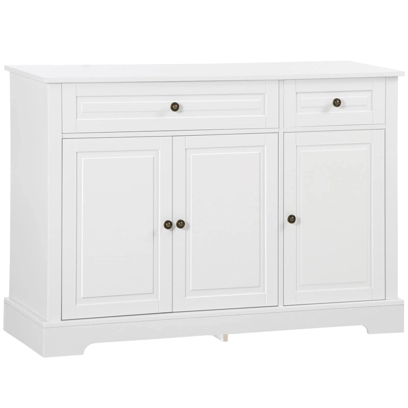 Modern Sideboard Buffet Cabinet with Drawers & Adjustable Shelves