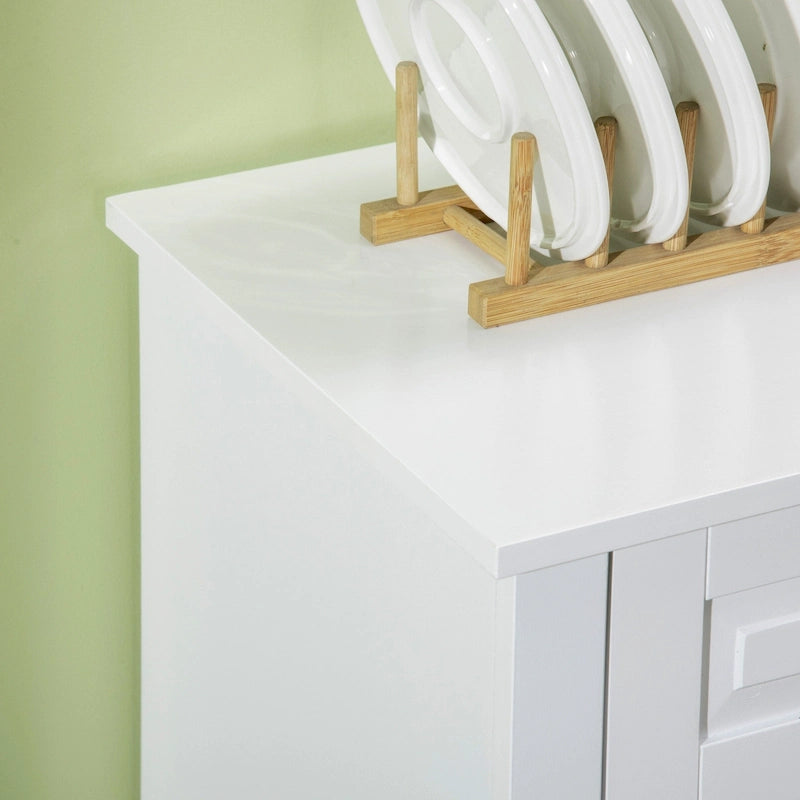 Modern Sideboard Buffet Cabinet with Drawers & Adjustable Shelves