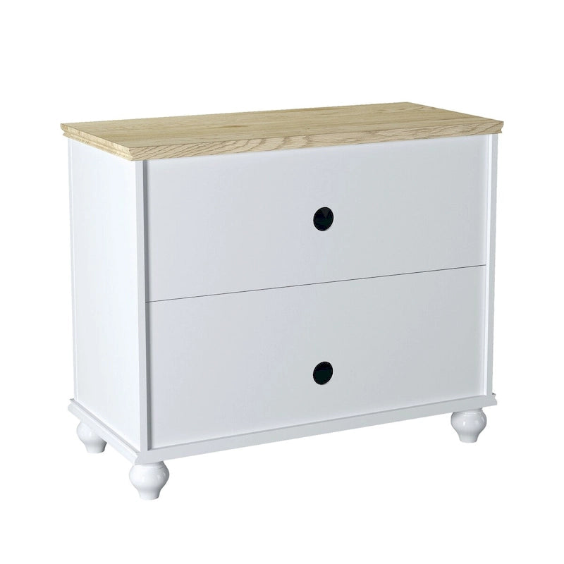 Vintage Style Wood Buffet Sideboard Cabinet with Glass Panel Doors