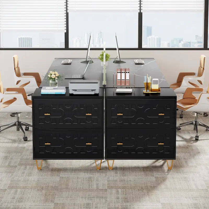 2-Drawer Lateral File Cabinet, White