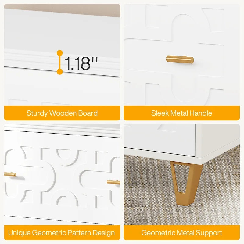 2-Drawer Lateral File Cabinet, White